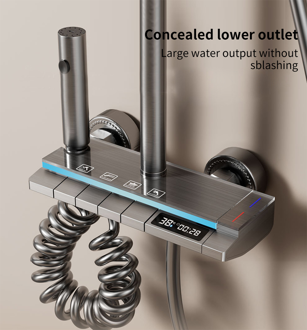 12 Inch Rainfall Shower Faucet Set Handheld Wall Mount Bathroom 12 Inch Rainfall Shower Faucet Set Handheld Wall Mount Bathroom