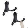 YF9507 Bathroom Hooks 2 in. Black Wall Mount Double Hooks for Hanging Robe, Towel, Hat, with Mounting Hardware