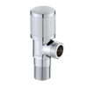 YF230400002 Stainless Steel Body Angle Valve Toilet Sus 304 Angle Stop Valve Shut off water stainless brushed angle stop valve