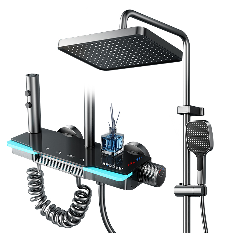 Ceramic Valve Pressurized Intelligent Shower Faucet