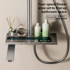YF230530009 Space Aluminum Alloy Shower Set with Intelligent Hot and Cold Shower Set for Bathroom