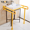 Folding Stainless Steel Toilet Bathroom Handrail Elderly Disabled Accessible Toilet Toilet Safety Handrail Handle