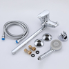 YF200550001 Bathroom Accessories Brass Shower Faucet Set Long Neck Shower Mixer Tap with Hand Held Shower Head