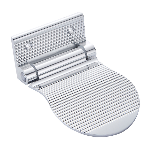 YF5516 Bathroom Shower Foot Rest Fold-Up Shower Foot Rest Bathroom Foot Rest for Shaving Legs Non-Slip Bathtub Foot Rest 