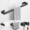 YF66104 Hardware set 304stainless steel towel hook towel bar toilet paper rack tower wall mounting bathroom towel rack set