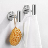 YF64111 304 Stainless Steel Bathroom Kitchen Wall Mounted Hat Towel Coat Robe Hanger Hook