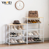 YF7133-2 Shoe Rack Organizer with Seat for Entry Bedroom Closet Living Room Hallway