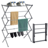 YF7134 Hot Sale Iron Space-Saving Laundry Cloth Dryer Foldable Stand Clothes Drying Rack Basics Foldable Portable Laundry Drying Rack for Air Drying Clothing, Indoor Outdoor Use 