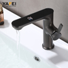 YF200230002 Bathroom Accessories Intelligent digital display hot and cold basin full copper wash head universal faucet