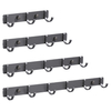 YF9105 Wall Hooks Racks Haning Row Hooks for Coat Hat Towel Purse Robes Mudroom Bathroom Entryway