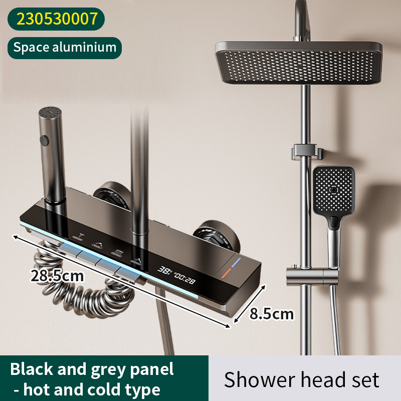 Aluminum 4-Function Digital Shower System