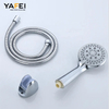 High Pressure Shower heads Set High Flow Hand Held Shower Head with Hose shower heads holder Rubber Washer Teflon Tape Chrome