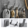 High quality durable using various new metal wall robe coat single row hook home Mudroom Bathroom Entryway