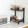 YF500100019 Kitchen Organizer High Quality Dish Drying Rack Over Sink Dish Drainer 2 Tier Dish Rack Escurridor