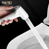 YF230200005 Handheld Bidet Sprayer for Toilet T-valve Adapter, Sprayer Adjustable Water Pressure Control with Bidet Retractable Spring Hose for Feminine Wash