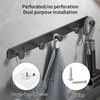 YF9113 Bathroom Towel Wall Bathrobe Hook Modern Design Bathroom Accessories Metal Hook Bathrobe Row Wall Hook