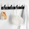 YF9102 Wall Hooks Racks Stainless Steel Haning Row Hooks for Coat Hat Towel Purse Robes Mudroom Bathroom Entryway 