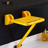 YF68119 Shower Stool Foldable Wall Shower Stools Wall Mounted Shower Seat and Chair Folding - Bath Bench for The Elderly Disabled Aid Bathing Anti-Slip