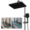 YF230530003/4/5 Exposed Shower Systems With Rain Shower And Handheld,Tub Shower Faucet Sets With Digital Temperature Display