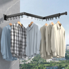 Clothes Accessories Retractable Clothes Drying Rack Space-Saver Folding Hook style clothes laundry drying rack