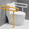 YF68102 Toilet Safety Rails Disabled Toilet Safety Frame Rails Wall Mounted Abs Stainless Steel Toilet Safety Hand Rails