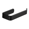 YF3502 Toilet Paper Holder Punch-Free Wall Mount Towel Rack Black Fashion Space Aluminum Bathroom Paper Shelves Kitchen Accessories