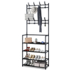 YF7131 Household Floor Standing Shoe And Hat Stand Integrated Combination Shoe And Hat Stand rack