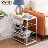 YF7133-2 Shoe Rack Organizer with Seat for Entry Bedroom Closet Living Room Hallway