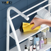 YF7130 Over The Toilet Washing Machine Storage Rack Bathroom Space Saving Rack Toilet Bathroom Storage Shelf Rack