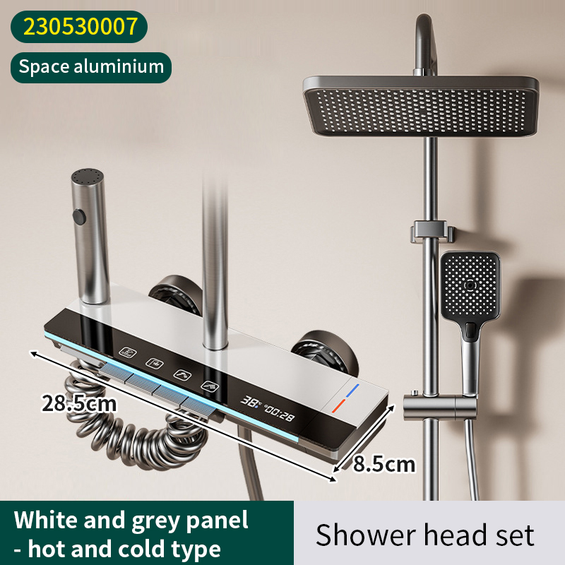 Aluminum 4-Function Digital Shower System