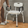 YF68101 Safe and Comfortable Elderly Shower Seat and Commode Chair for Disabled and Elderly