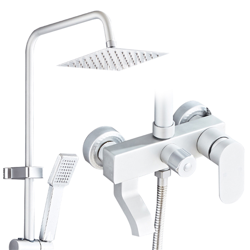 YF230530017 Shower Faucet Set Rainfall Shower Set System Luxury Handheld Head Bathroom Shower System Set