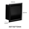 YF61133 Bathroom Toilet Paper Holder Concealed Recessed Roll Holder, Stainless Steel Tissue Box in-Wall 