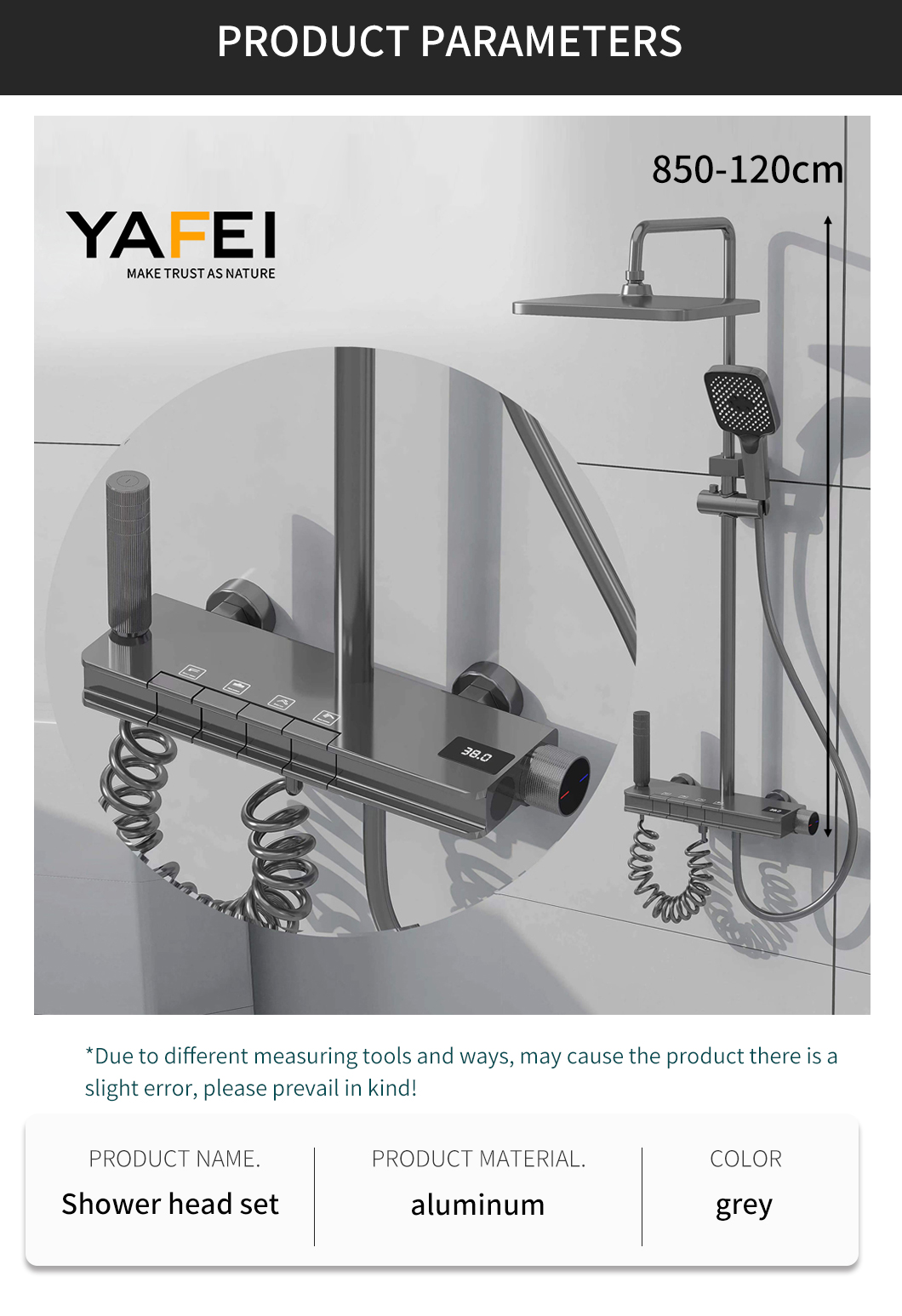 Luxury Full-Featured Bathroom Shower System