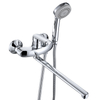 YF200550003 Shower Faucet Set Long Neck Shower Mixer Tap with Hand Held Shower Head Set