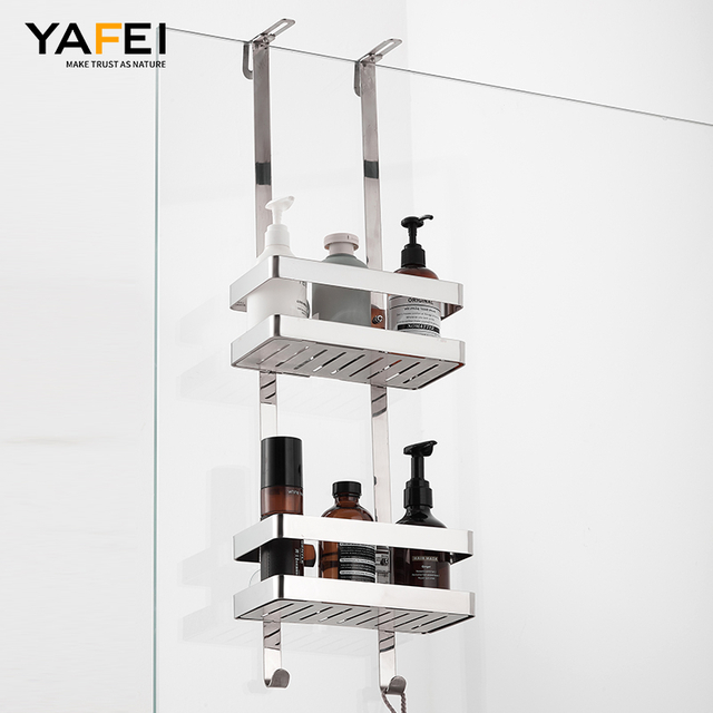 YF61127 Shower Caddy Hanging, Shower Organizer Hanging for Bathroom, Shower Basket with Hooks, Shower Storage, 