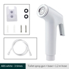 YF230200005 Handheld Bidet Sprayer for Toilet T-valve Adapter, Sprayer Adjustable Water Pressure Control with Bidet Retractable Spring Hose for Feminine Wash