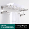 YF210910006 Towel Racks for Bathroom, Towel Rack Wall Mounted with Tower Bars, SUS 304 Stainless Steel Bathroom Shelf, Heavy Duty Hand Towel Holder