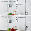 YF200110004 Kitchen Faucet with Pull Down Sprayer Brushed Nickel Stainless Steel Single Handle Pull Out Spring Sink Faucets 1 Hole Or 3 Hole Dual Function for Farmhouse 