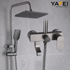 YF230530017 Shower Faucet Set Rainfall Shower Set System Luxury Handheld Head Bathroom Shower System Set