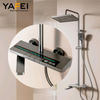 YF230530009 Space Aluminum Alloy Shower Set with Intelligent Hot and Cold Shower Set for Bathroom
