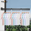 Laundry Clothesline Retractable Cloth Hook Folding Wall Mounted Clothes Hanger Rack Space-saver foldable cloth drying rack