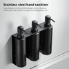 Commercial Wall Mount Stainless Steel Soap Dispenser Rust-Proof Lining Liquid Hand Sanitizer Dispenser Bathroom 