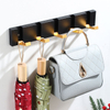 Nordic Wardrobe Towel Coat Clothes Hook Aluminum Alloy Hidden Wall Mounted Hook