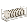  Large Sink Drain Dish Rack Small Space Kitchen Dishes Strainer Drying Rack with Drain Board Cup Holder Cutlery Holder