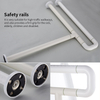 YF68101 Toilet Safety Rails Disabled Toilet Safety Frame Rails Wall Mounted Abs Stainless Steel Toilet Safety Hand Rails