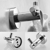 YF64109 Bath Double Towel Hook SUS 304 Stainless Steel Coat/Robe Clothes Hook for Bath Kitchen Modern Hotel Style Wall Mounted 