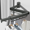 YF7121 High Quality Wall Mounted Folding Towel Drying Rack Retractable Clothes Hanger Balcony Laundry Airer Foldable Clothes Dryer