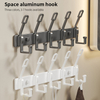 YF9114 Affordable Large Volume Bathroom Accessories Design Coat Hooks Towel Clothes Row Hooks