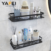 YF5336 Corner Adhesive Shower Caddy with Soap Holder Bathroom Organizer Wall Mounted Rack 3-Pack